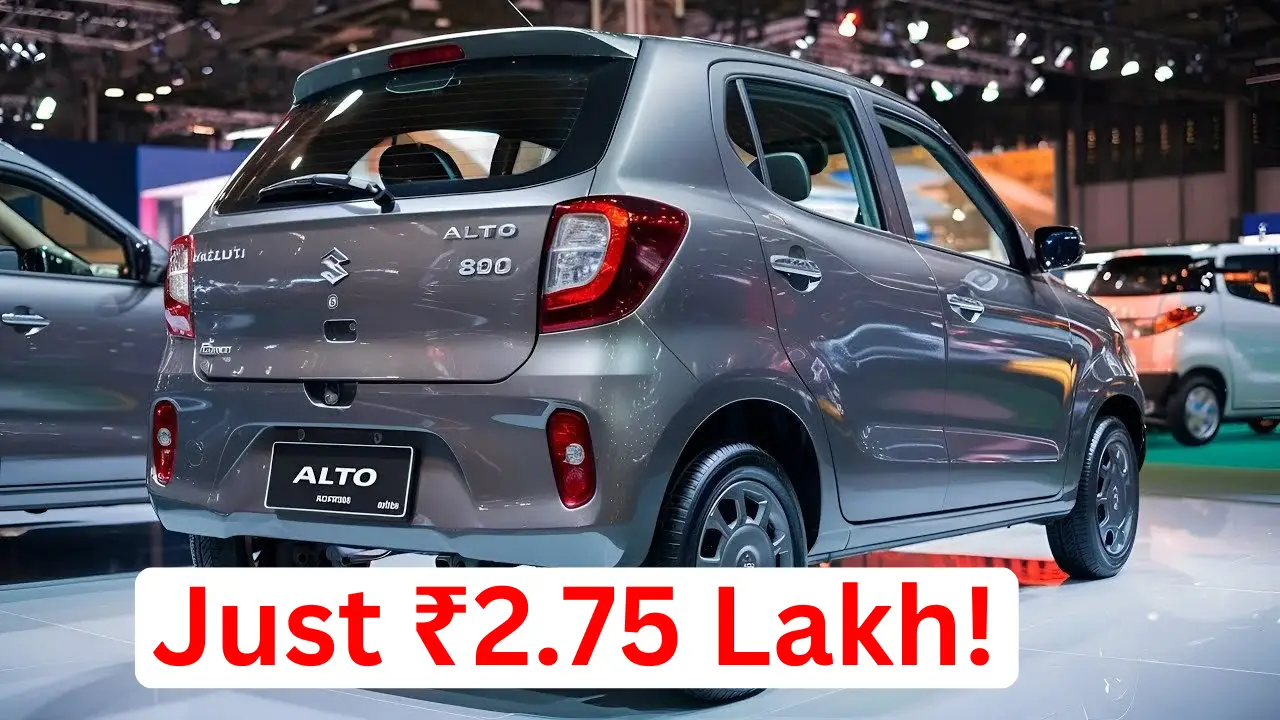 Maruti Suzuki Alto 800 2025 – India’s Favourite Budget Car Returns with 36 km/l Mileage Just ₹2.75 Lakh!